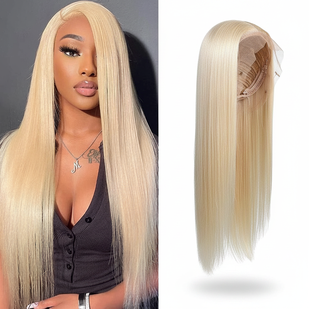 613 Blonde Straight Wig Regen