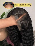 Glueless Deep Wave HD Lace Closure Wig | Pre-Plucked Human Hair Put On & Go - ANDYS