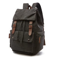Unisex Classic Canvas Travel Backpack - Heavy-Duty College Laptop Bag & Anti-Theft School Pack
