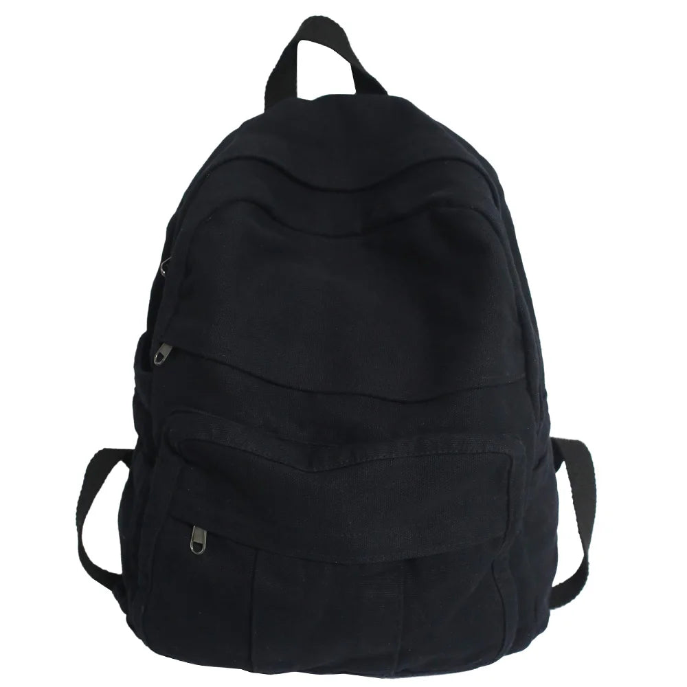 Vintage Canvas Laptop Backpack for Women