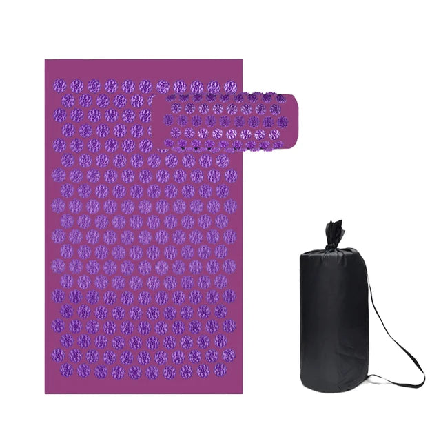 Acupressure Yoga Mat and Pillow Set