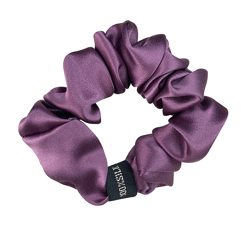 100% Pure Mulberry Silk Large Scrunchie