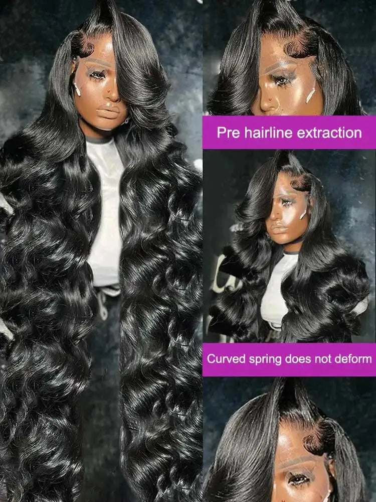 Brazilian Glueless Body Wave HD Lace Front Wig | Pre-Plucked Human Hair - ANDYS
