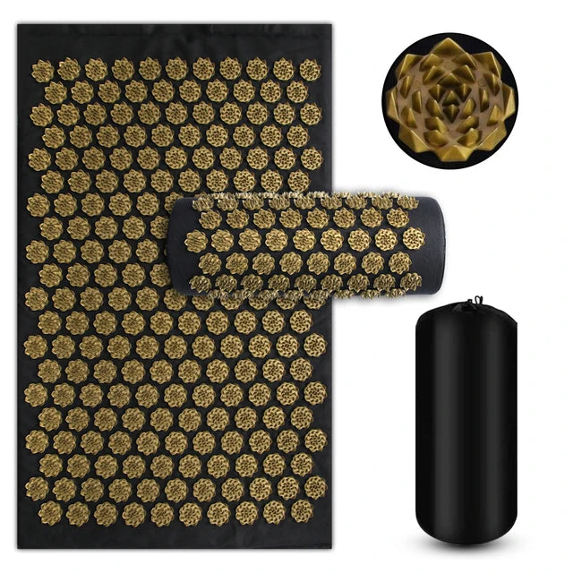 Acupressure Yoga Mat and Pillow Set