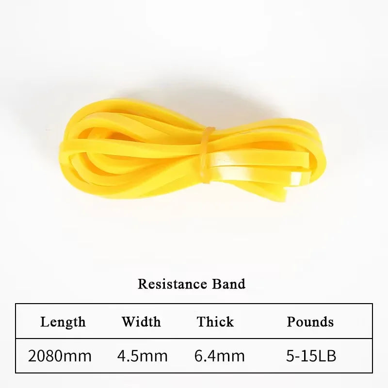 Anti-Snap Stackable TPE Resistance Bands Set | Heavy Tension Exercise Bands