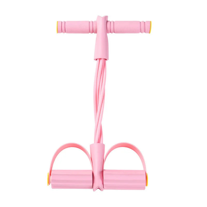 Pedal Resistance Band with Handles | Elastic Tension Rope Foot Pedal Puller