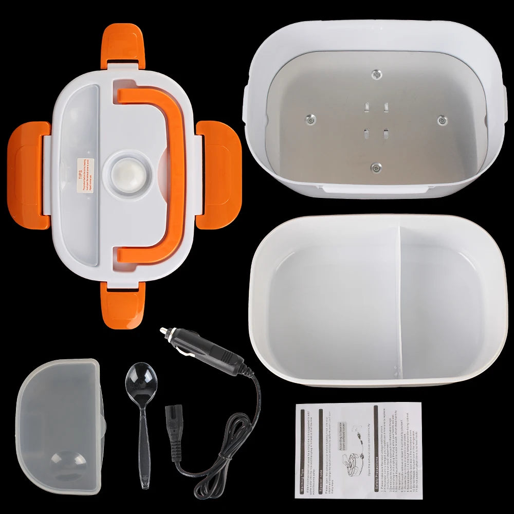 Collection of kitchen items including a pot, lid, spoon, and power adapter on a black background