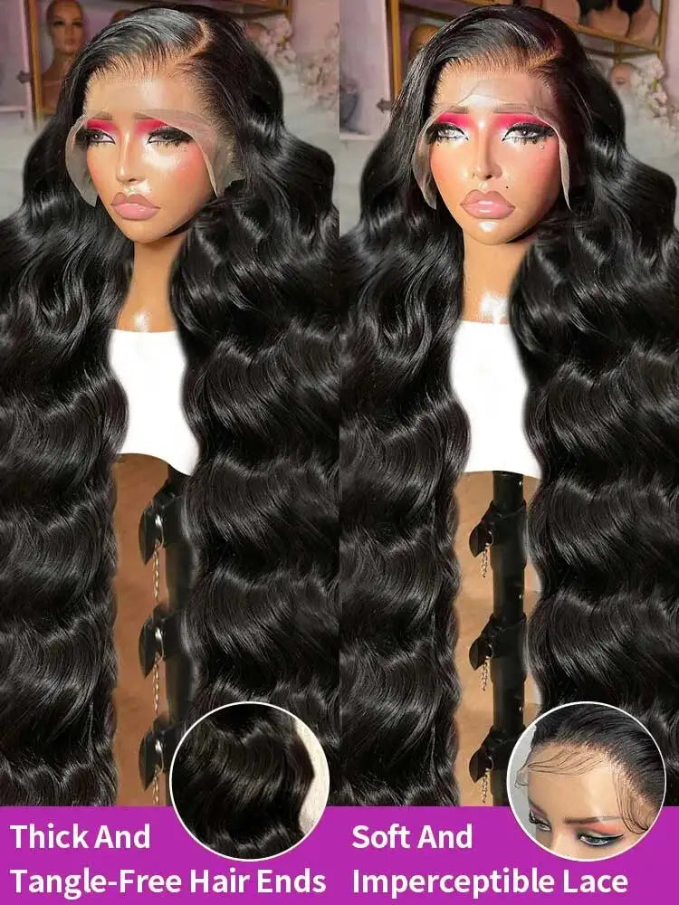 Brazilian Glueless Body Wave HD Lace Front Wig | Pre-Plucked Human Hair - ANDYS