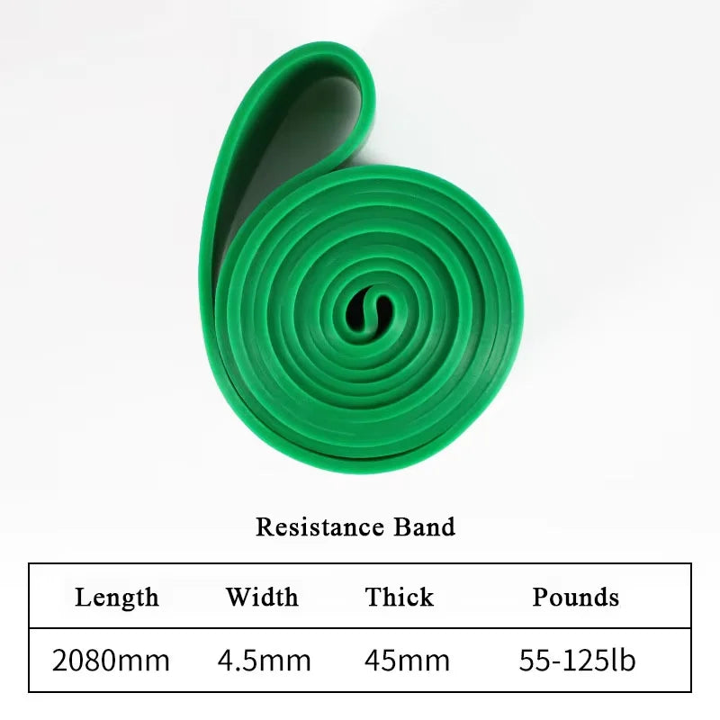 Anti-Snap Stackable TPE Resistance Bands Set | Heavy Tension Exercise Bands