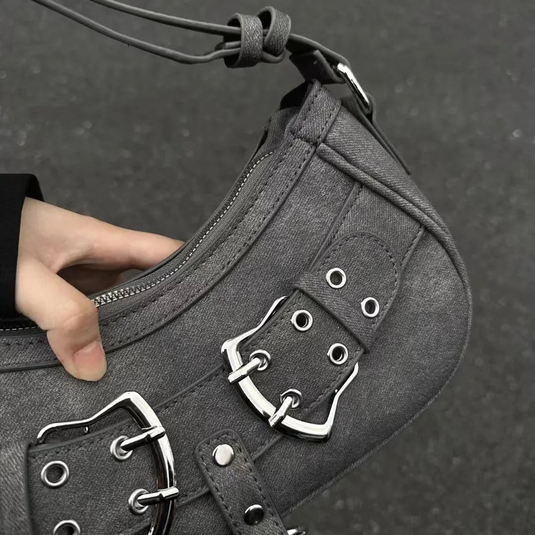 Chic High-End Y2K Minimalist Underarm Shoulder Bag