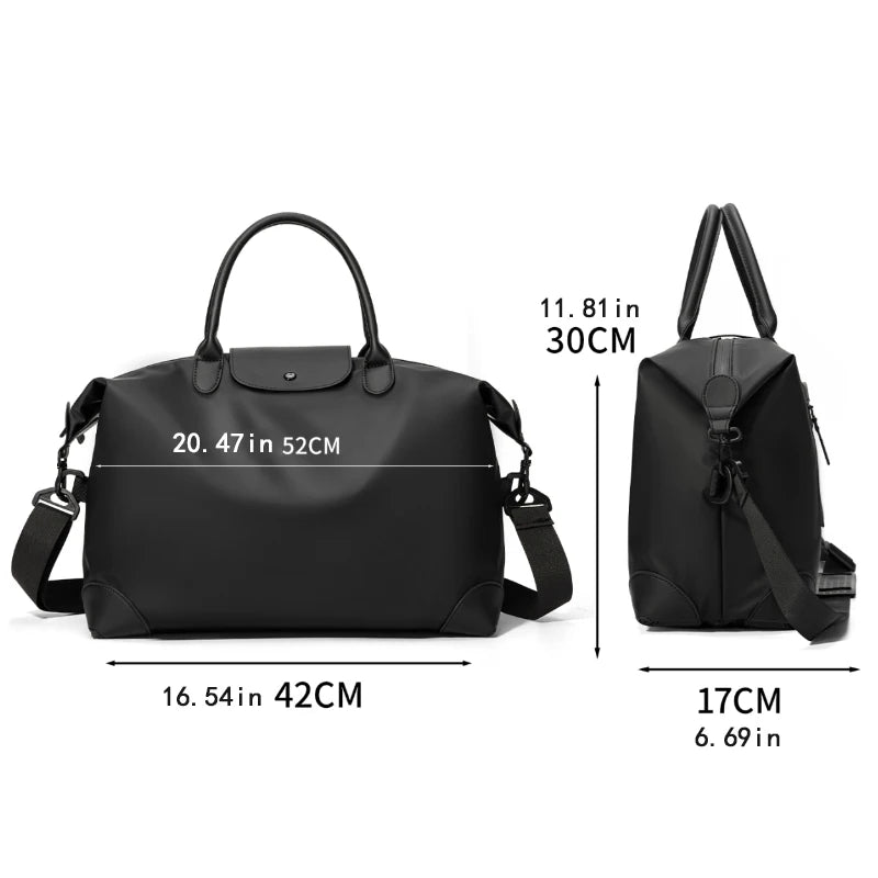 Large Capacity Sporty Travel Tote Bag & Outdoor Duffel
