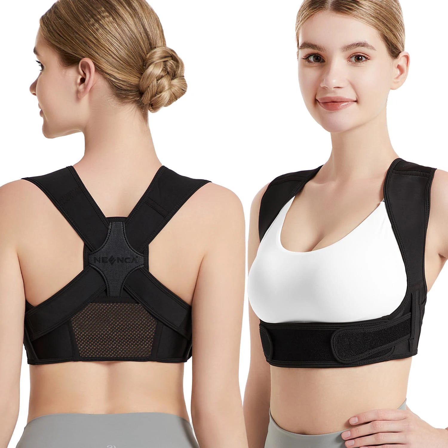 Adjustable Posture Corrector for Back Support | Breathable Shoulder Support Brace for Men & Women