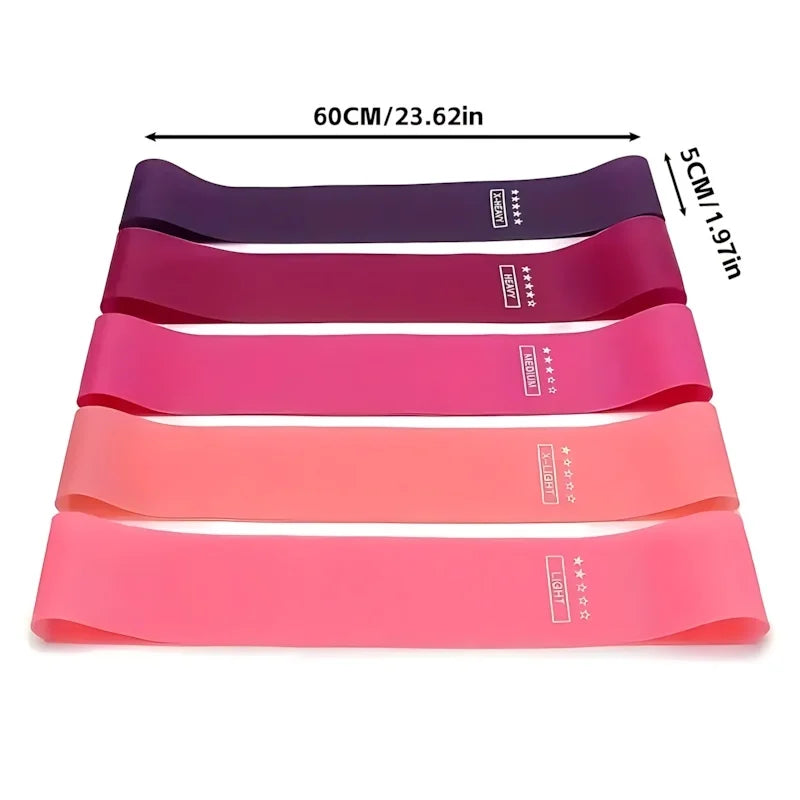 Fabric Loop Resistance Bands – Set of 5 Graduated Resistance Levels