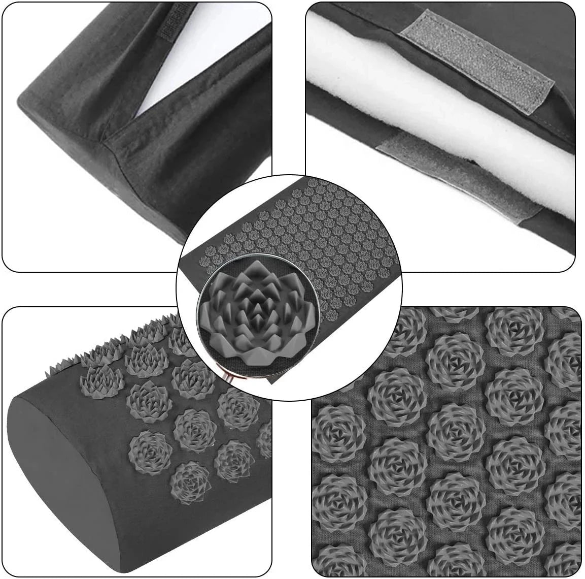 Acupressure Yoga Mat and Pillow Set