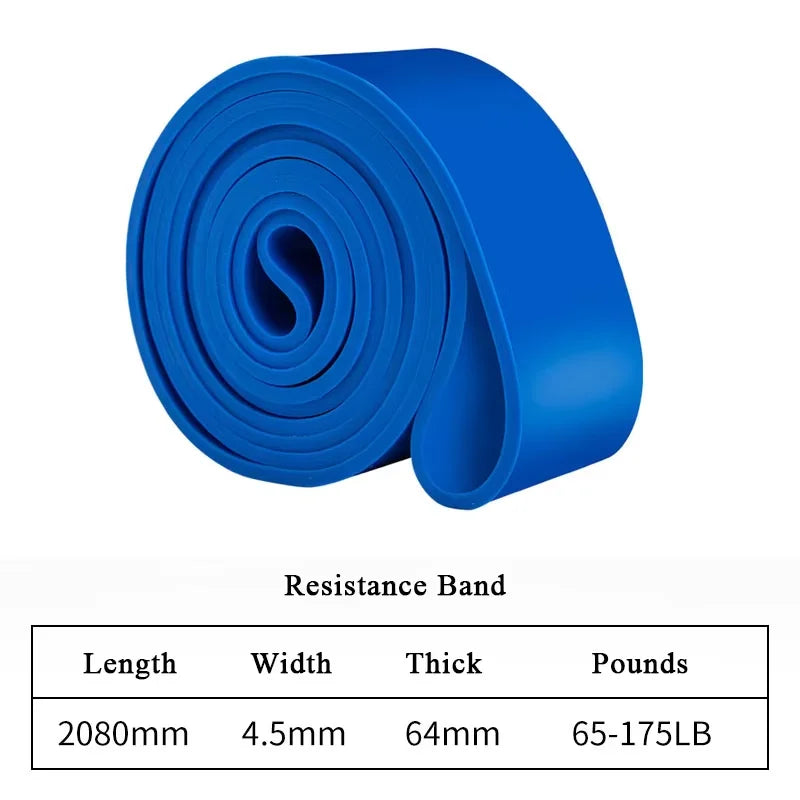 Anti-Snap Stackable TPE Resistance Bands Set | Heavy Tension Exercise Bands