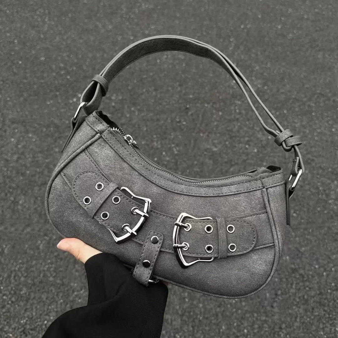 Chic High-End Y2K Minimalist Underarm Shoulder Bag