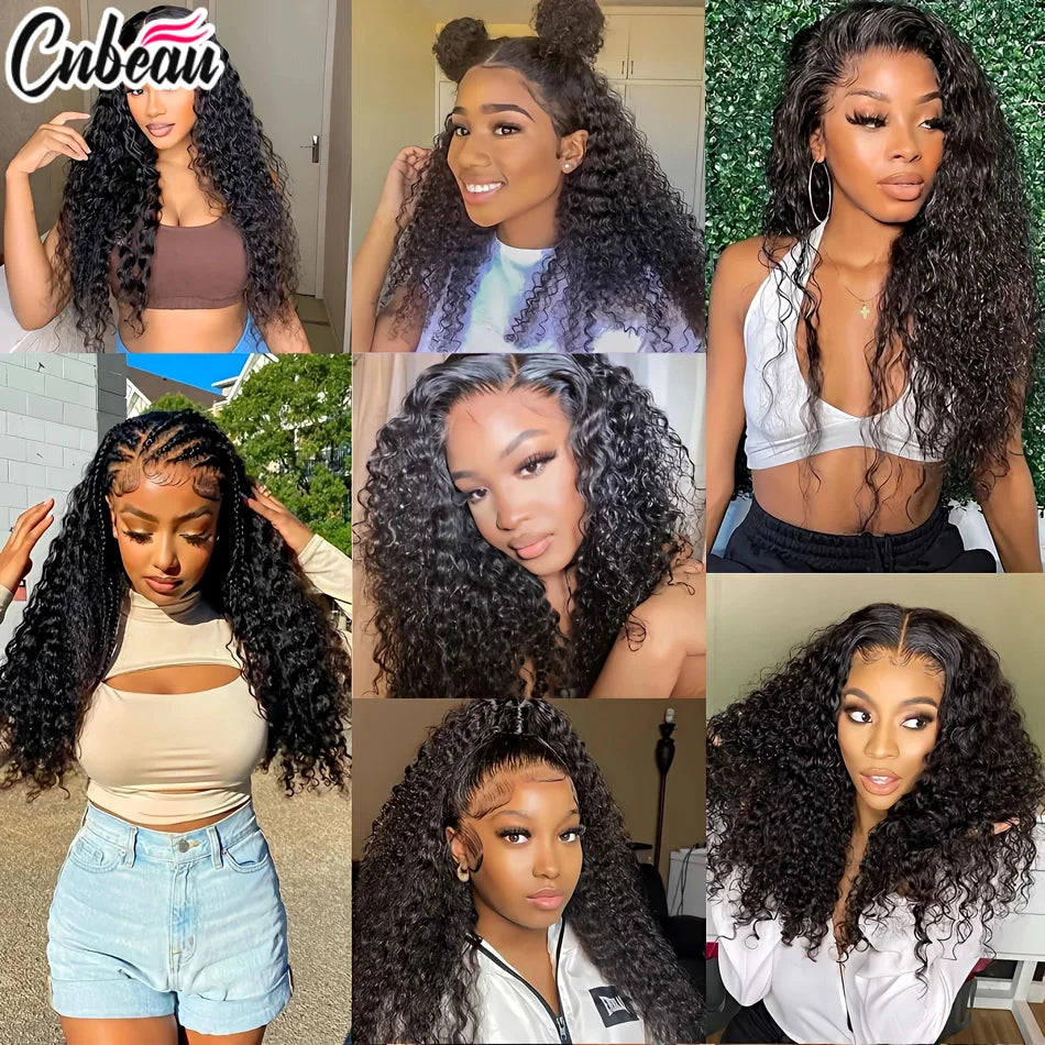 Invisi-Strap Full Lace Glueless Wig | Water Deep Curly Human Hair - ANDYS