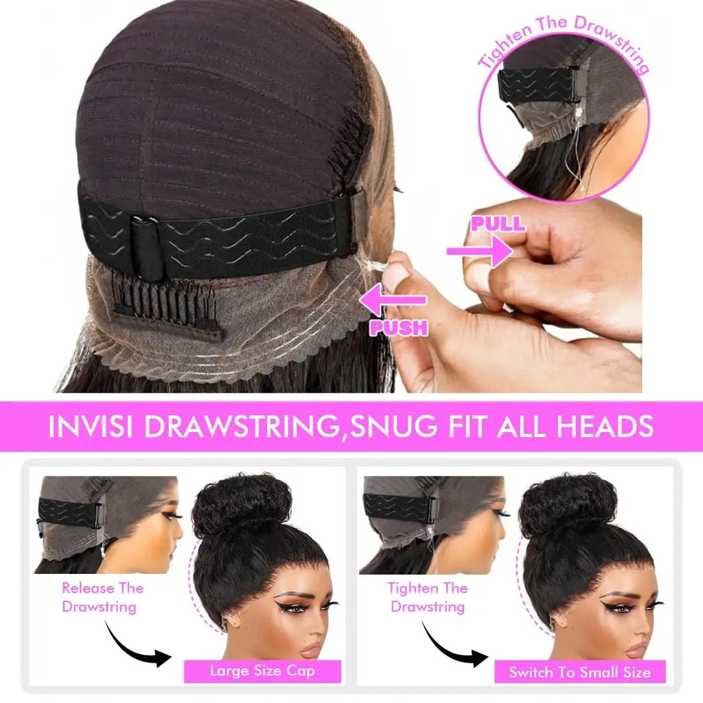 Invisi-Strap Full Lace Glueless Wig | Water Deep Curly Human Hair - ANDYS