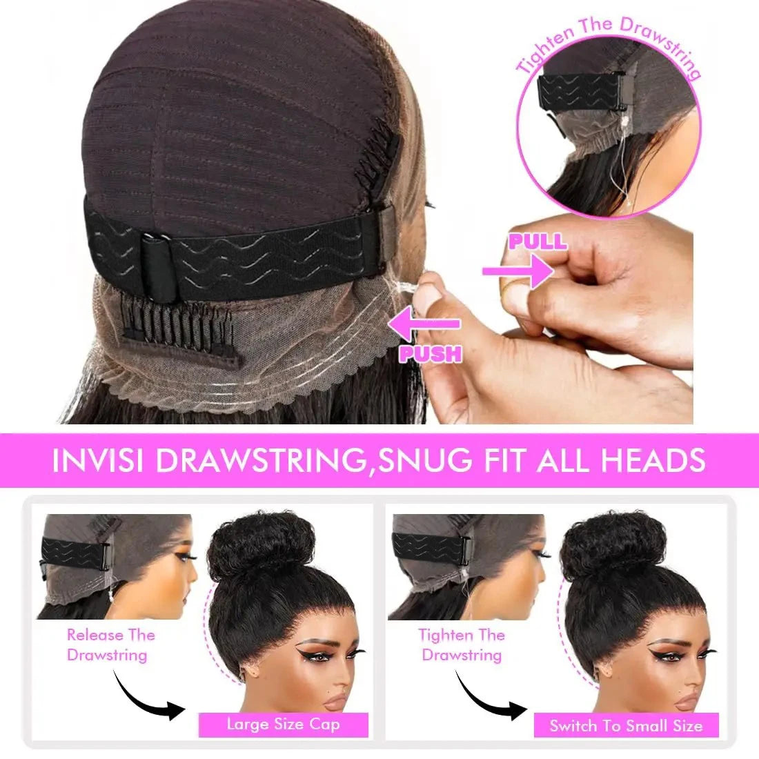 Invisi-Strap Full Lace Glueless Wig | Water Deep Curly Human Hair - ANDYS