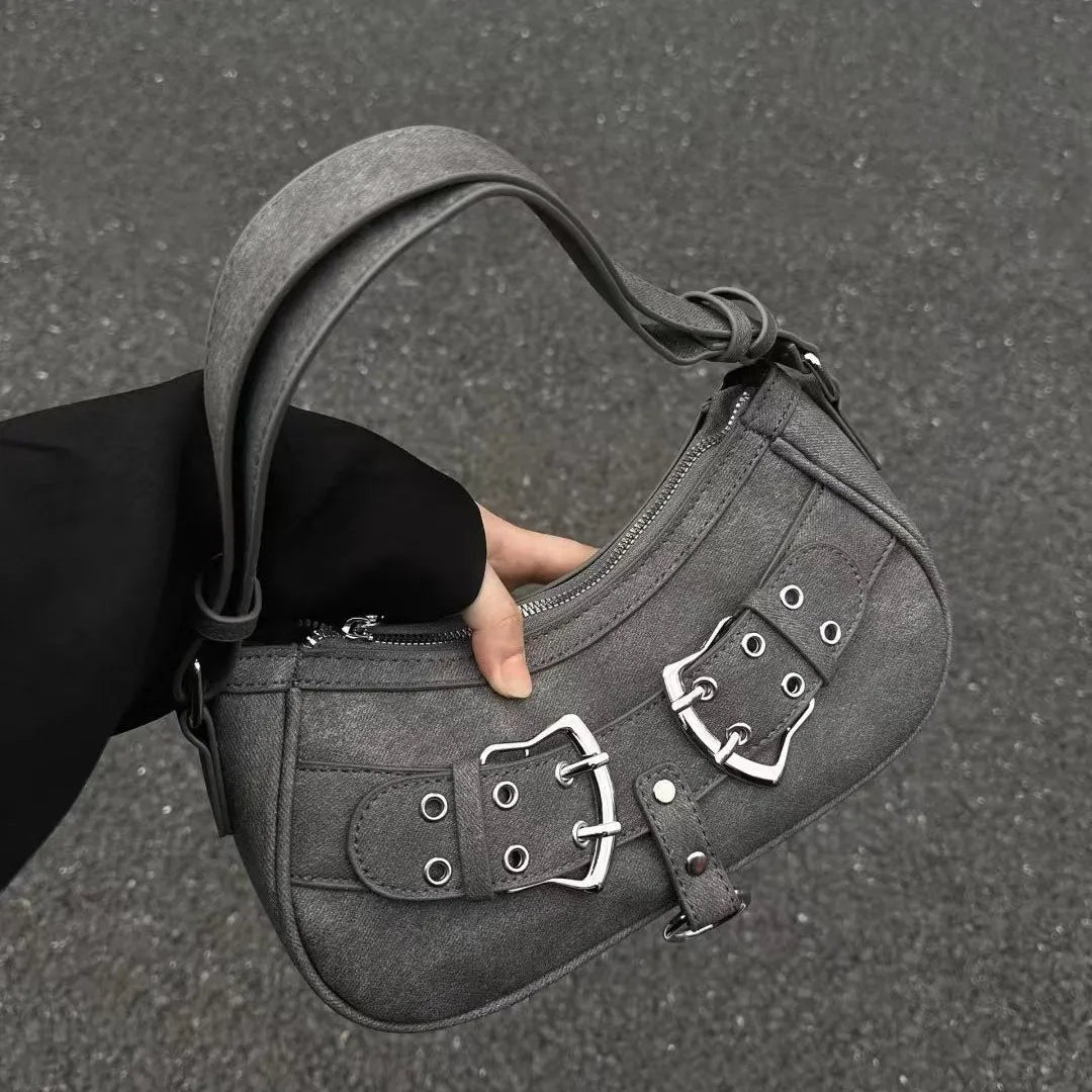 Chic High-End Y2K Minimalist Underarm Shoulder Bag