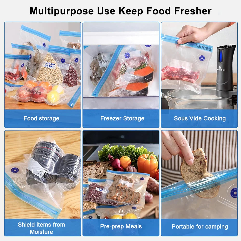Reusable Food Vacuum Sealer Pouches – BPA-Free Food Storage