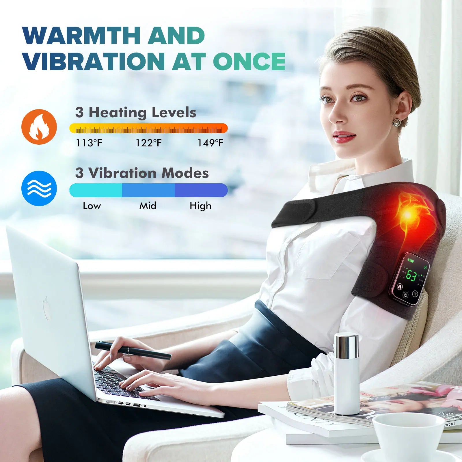 Intelligent Electric Heated Knee Massager
