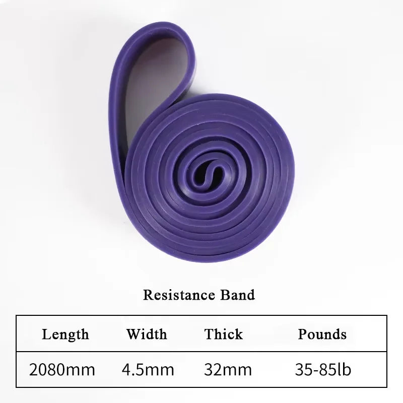 Anti-Snap Stackable TPE Resistance Bands Set | Heavy Tension Exercise Bands
