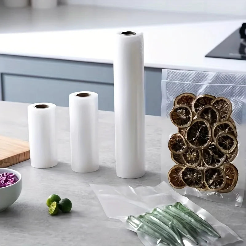 Premium Vacuum Sealer Rolls—Heavy-Duty Food Storage & Sous Vide Pouches (15-Meter Continuous Roll)