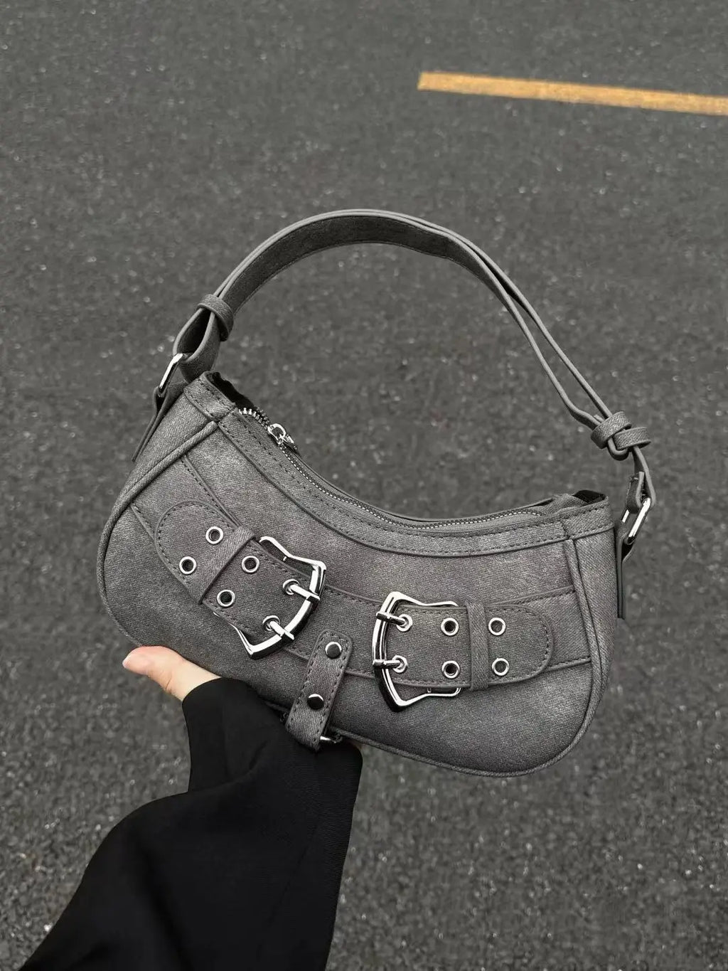 Chic High-End Y2K Minimalist Underarm Shoulder Bag