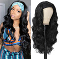Long Wavy Headband Wig | Glueless Heat Resistant Synthetic Hair - ANDYS
