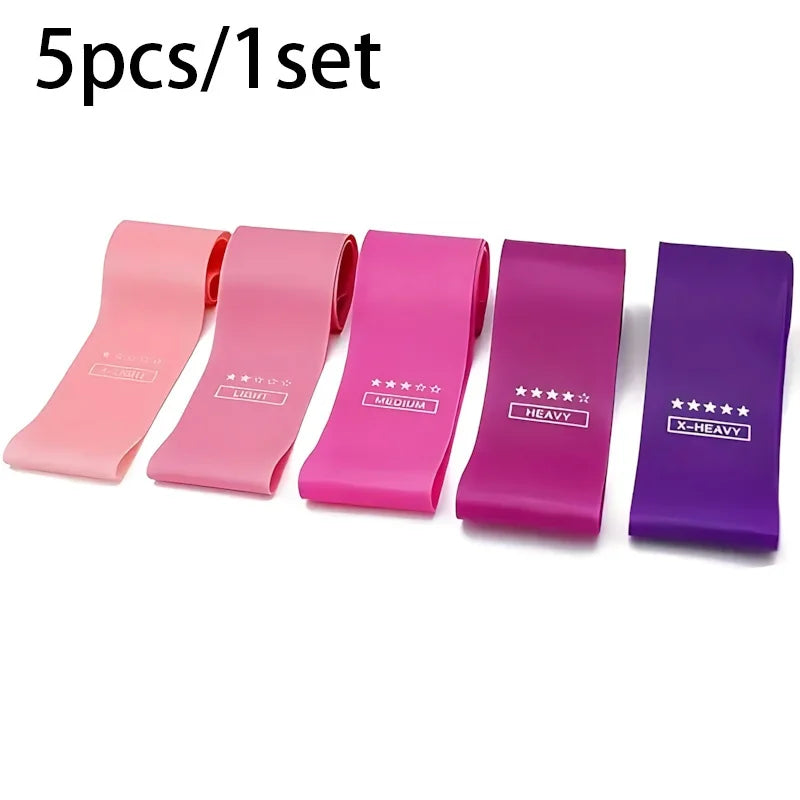 Fabric Loop Resistance Bands – Set of 5 Graduated Resistance Levels