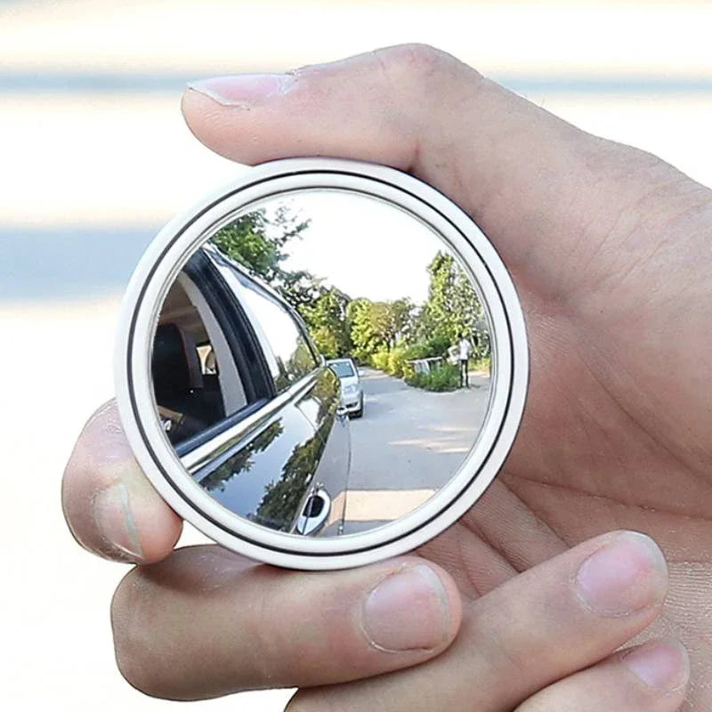 360° Adjustable Convex Blind Spot Mirrors (2-Piece Safety Set)