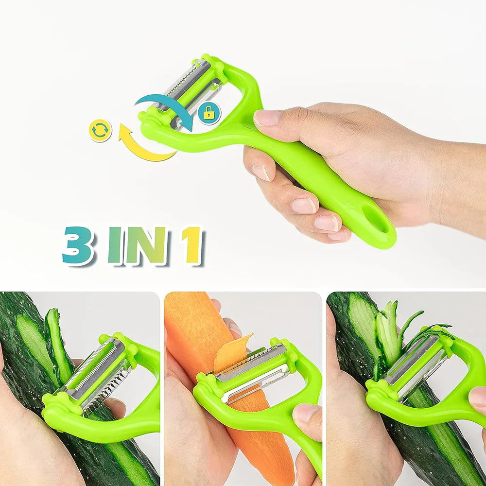 5-Blade Herb Scissors – Stainless Steel Kitchen Shears with Protective Cover