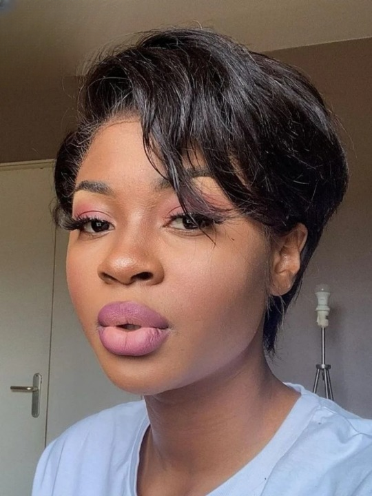 200% Density Brazilian Straight Pixie Cut Wig | 13x4 HD Lace Front Human Hair - ANDYS