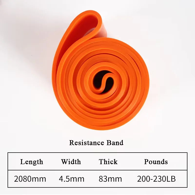 Anti-Snap Stackable TPE Resistance Bands Set | Heavy Tension Exercise Bands