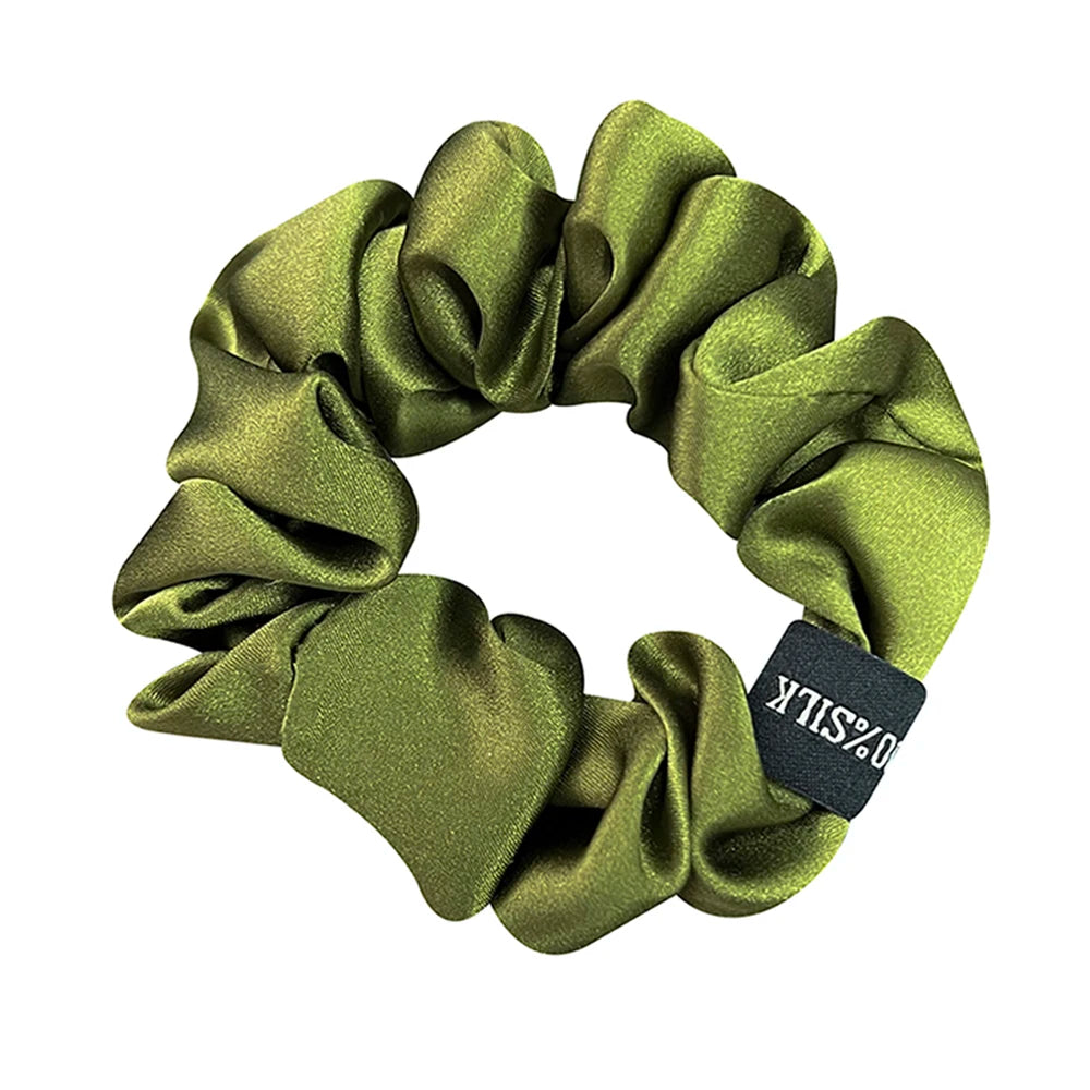 100% Pure Mulberry Silk Large Scrunchie
